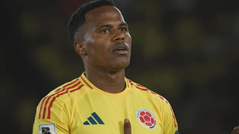 Jhon Arias em ação pela seleção da Colômbia (Foto: Divulgação)