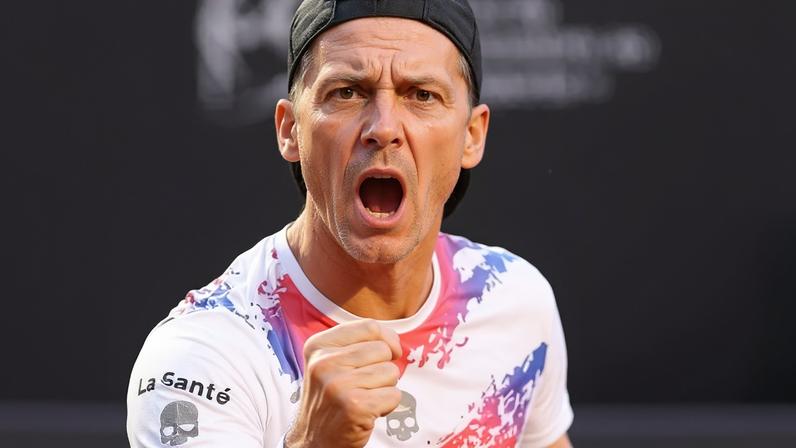 O argentino Federico Coria em ação no Rio Open (Foto: Fotojump/Arquivo)