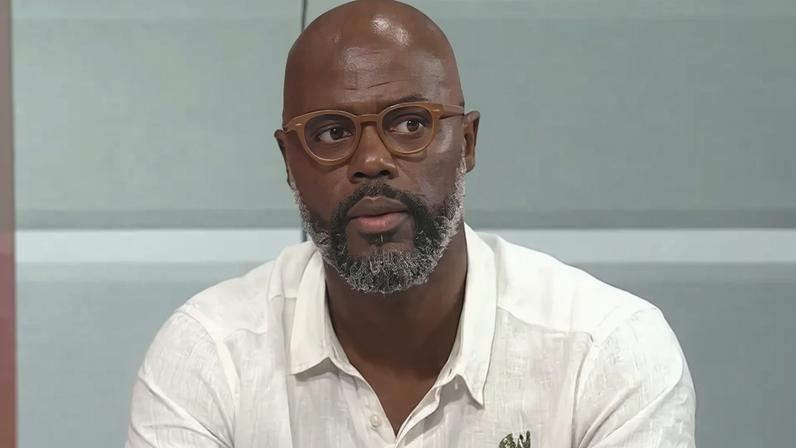 Grafite falou sobre um meia do Flamengo (Foto: Reprodução Sportv)