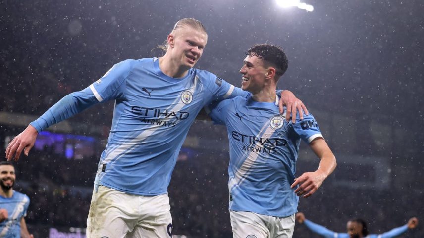 Manchester City vence Fulham e segue atrás do Arsenal na Premier League