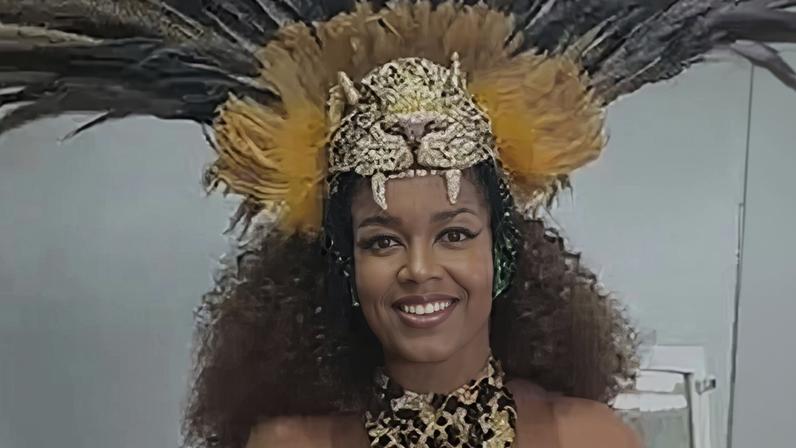 IZA chega para ensaio técnico da Imperatriz Leopoldinense