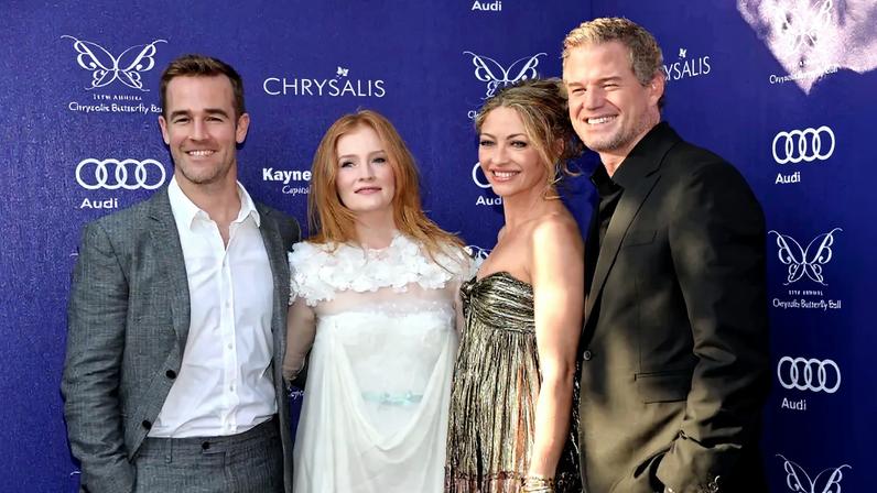 Esposa de James Van Der Beek reage à morte de Eric Dane com tributo emocionado