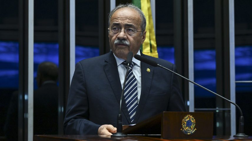 O senador Chico Rodrigues (PSB-RR). — Foto: Jefferson Rudy/Agência Senado