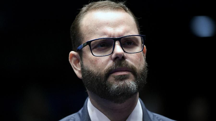 Jorge Seif no plenário do Senado Federal