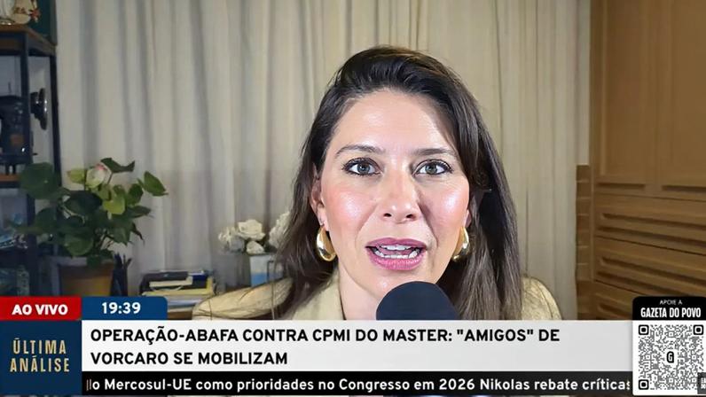 No programa Última Análise desta terça-feira (03), convidados analisaram possíveis caminhos de investigação de Banco Master. (Foto: Reprodução de YouTube.)