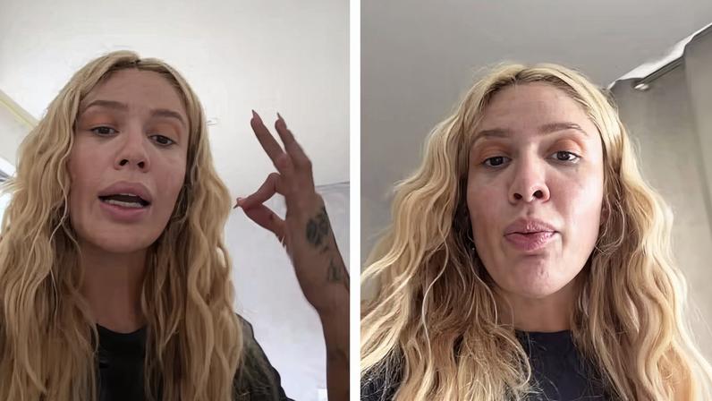 Karoline Lima desabafa após rumores de volta com Léo Pereira — Foto: Reprodução/Instagram