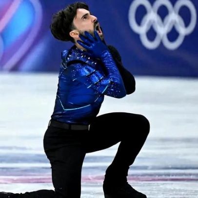 Patinador francês se destaca ao som de Lady Gaga nas Olimpíadas de Inverno
