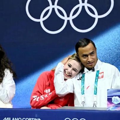 Técnico brasileiro leva patinadora polonesa à final olímpica