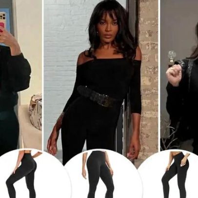 Leggings da Amazon recebem aprovação de celebridades, a partir de US$6