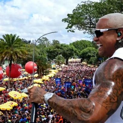 Léo Santana agita multidão no último dia de Carnaval em São Paulo