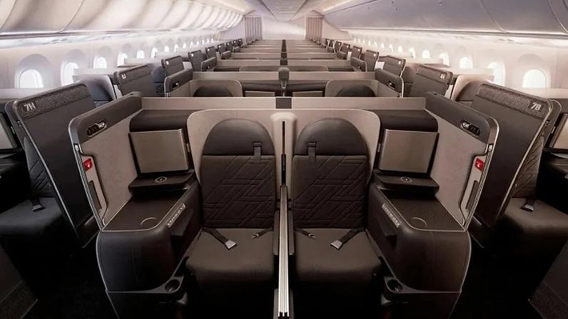 A Korean Air renovou suas suítes da Classe Prestige em 2024.