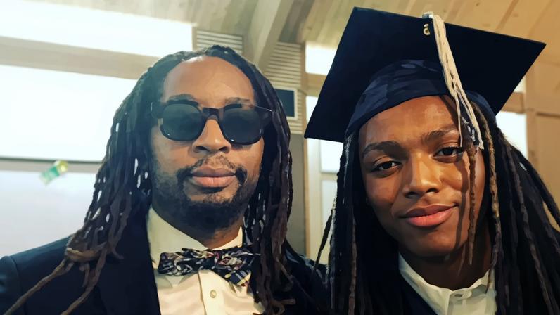 Lil Jon laid his son Nathan to rest, he announced via social media on Thursday. They’re seen here in a previous social media photo.
