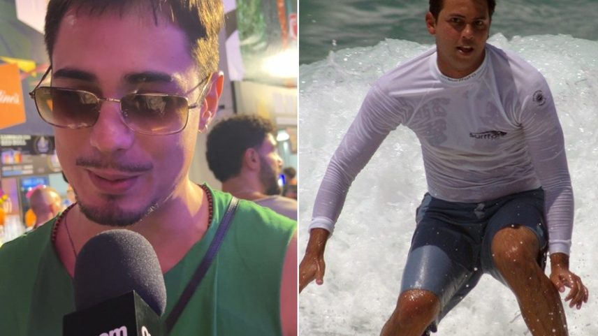Danilo Mesquita vai viver Guido Schäffer no cinema, médico surfista que pode se tornar o primeiro santo carioca — Foto: Quem / Reprodução
