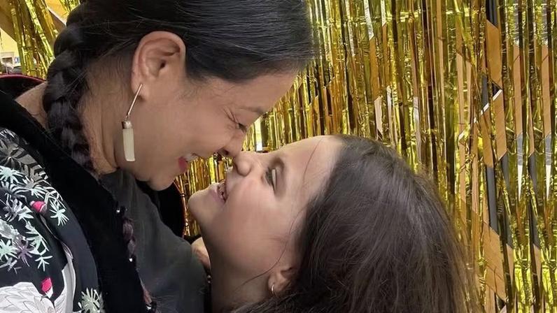 Li Martins e a filha, Antonella — Foto: Reprodução/Instagram