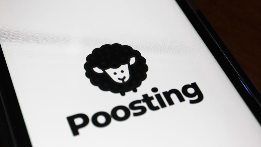 Logo da rede social Poosting
