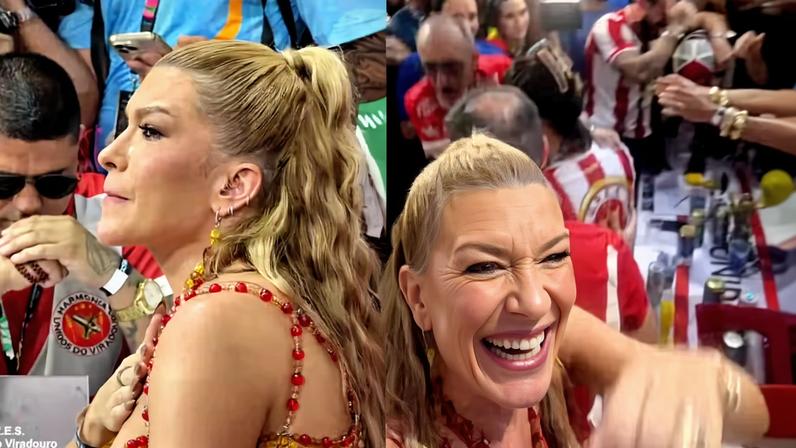 Lore Improta mostra reação ao título da Viradouro — Foto: Reprodução/Instagram