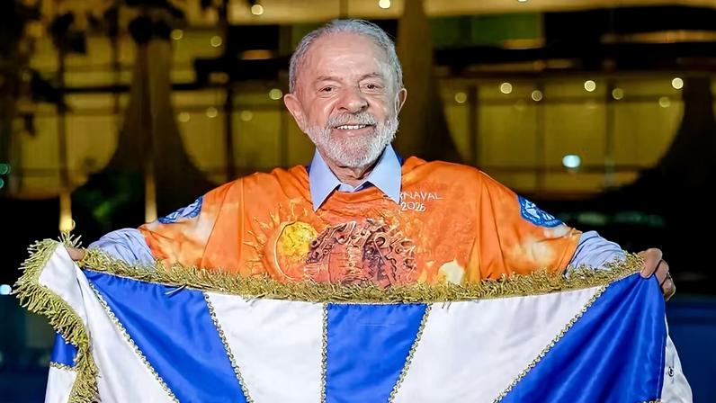 O presidente Lula será homenageado no enredo da escola Acadêmicos de Niterói — Foto: Reprodução/Instagram