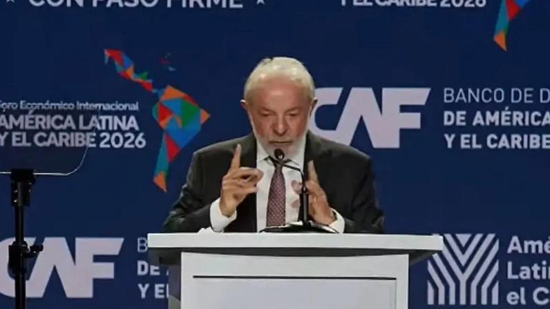 Presidente brasileiro citou interferências militares na América Latina e tentativas unilaterais de acordos comerciais com os EUA. (Foto: reprodução/Youtube Canal Gov)