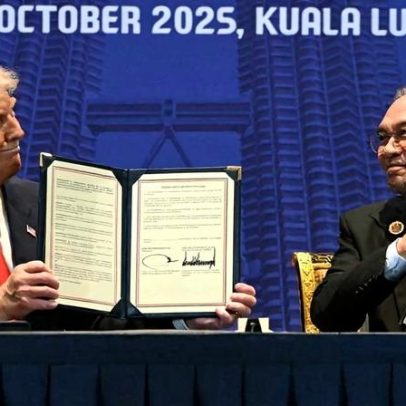 Malásia desbloqueia Trump, segundo apuração