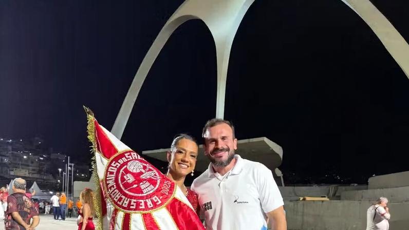 Marcella Alves e Marcelinho Calil — Foto: Reprodução | Instagram