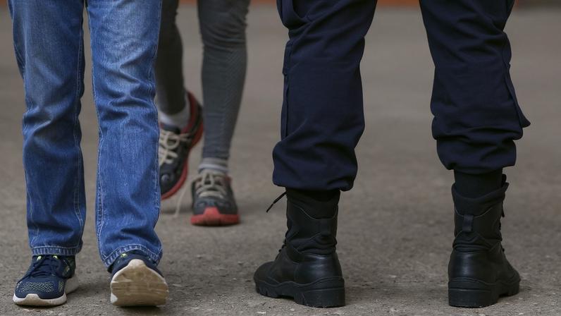 Primeiro dia de aulas no CED 01 da Estrutural, uma das escolas públicas do DF onde foi implementado o modelo cívico-militar.