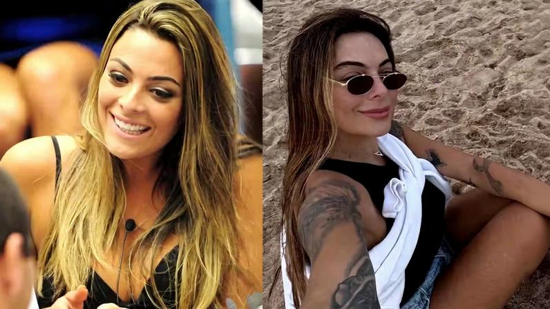 Monique Amin está grávida — Foto: Globo e Reprodução/Instagram