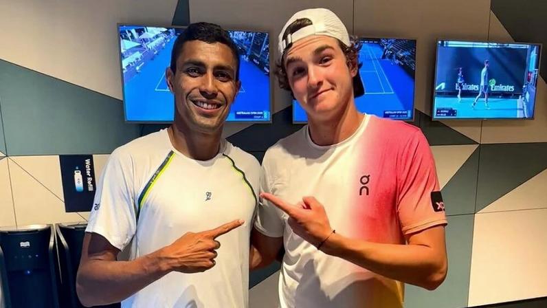 Fonseca estreia contra Monteiro e disputa duplas na segunda