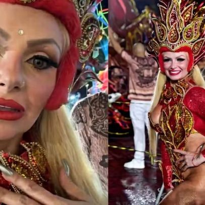 Mulher Pera é impedida de desfilar no Anhembi pela Mocidade Unida da Mooca