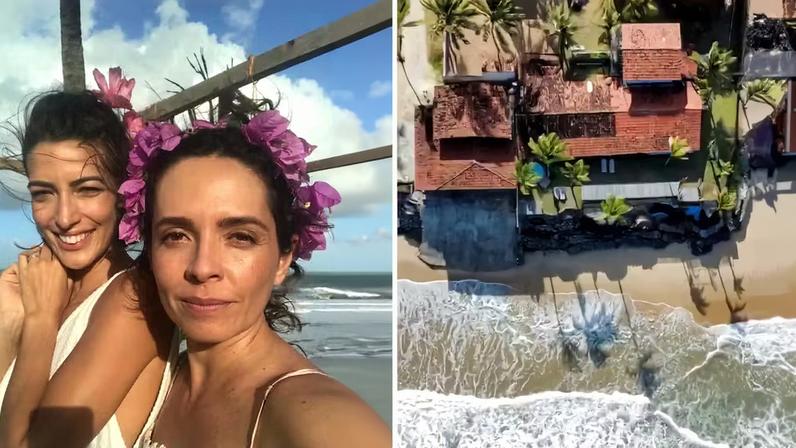 Nadia Bochi, ex-repórter do Mais Você, comanda pousada na Paraíba