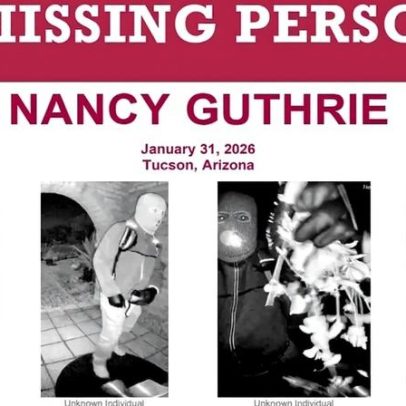 FBI divulga vídeos recuperados da Nest cam de Nancy Guthrie