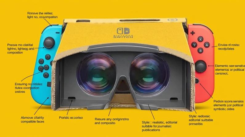 Relatos apontam que o headset Labo VR permite jogar jogos 3D do Virtual Boy