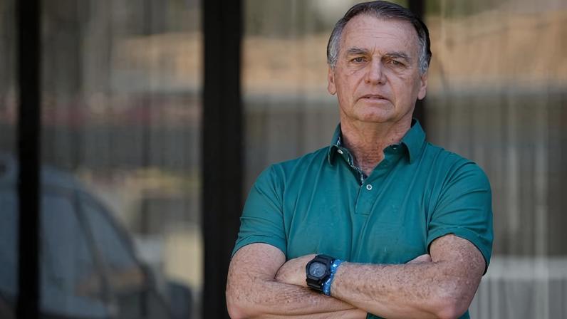 O ex-presidente Jair Bolsonaro