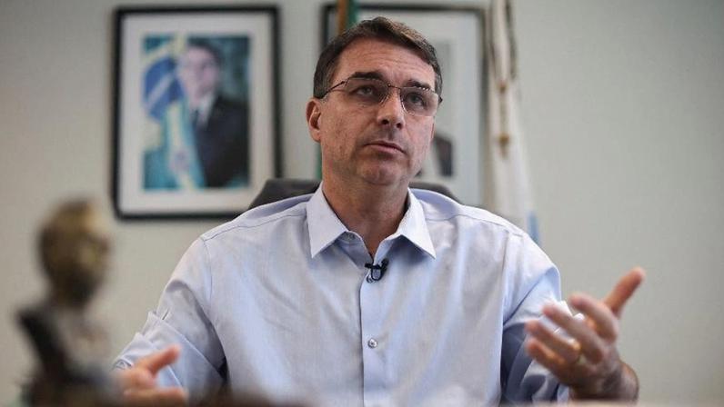 O pré-candidato à Presidência Flávio Bolsonaro (PL)