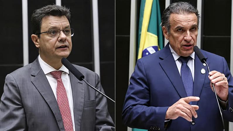 Os deputados federais Odair Cunha (PT-MG) e Hugo Leal (PSD-RJ). — Foto: Kayo Magalhães/Câmara dos Deputados; Vinicius Loures/Câmara dos Deputados