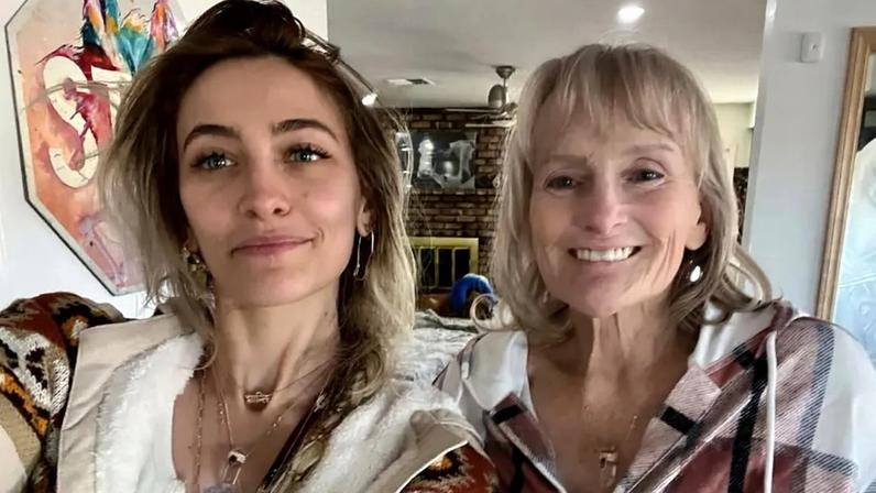 Paris Jackson (as seen here) took to social media to share some sweet snaps with her mom, Debbie Rowe.