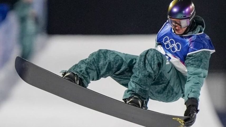 Pat Burgener durante treinamento na pista olímpica (Foto: Rafael Bello/ COB)