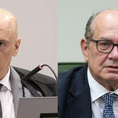 Moraes e Gilmar receberam penduricalhos do MP de quase R$ 1 milhão cada