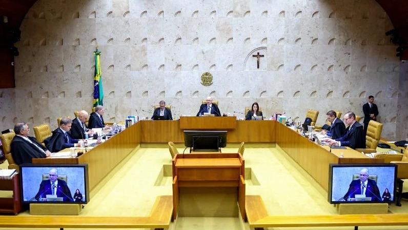 O plenário do Supremo Tribunal Federal