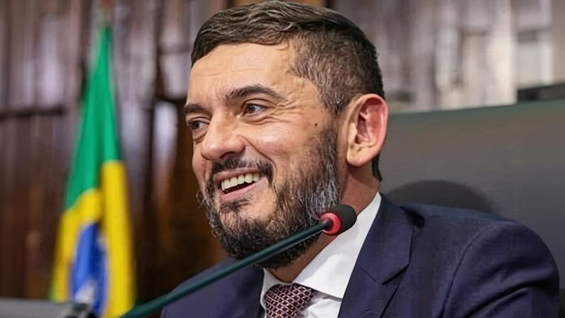 Presidente afastado da Alerj, Rodrigo Bacellar