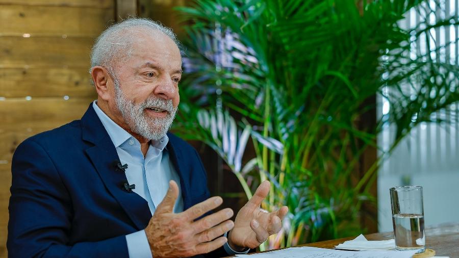 Presidente Lula em entrevista