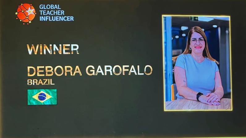 Débora Garofalo eleita professora mais influente do mundo
