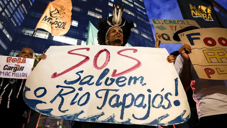 Indígenas ocupam terminal da Cargill em Santarém contra decreto de Lula