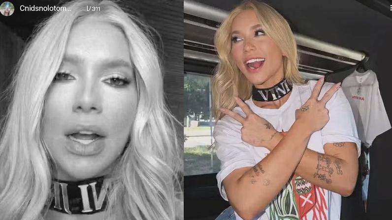 Virginia Fonseca usa coleira com nome de Vini Jr. e revela reação dos amigos: 'Acho que sou louca mesmo'