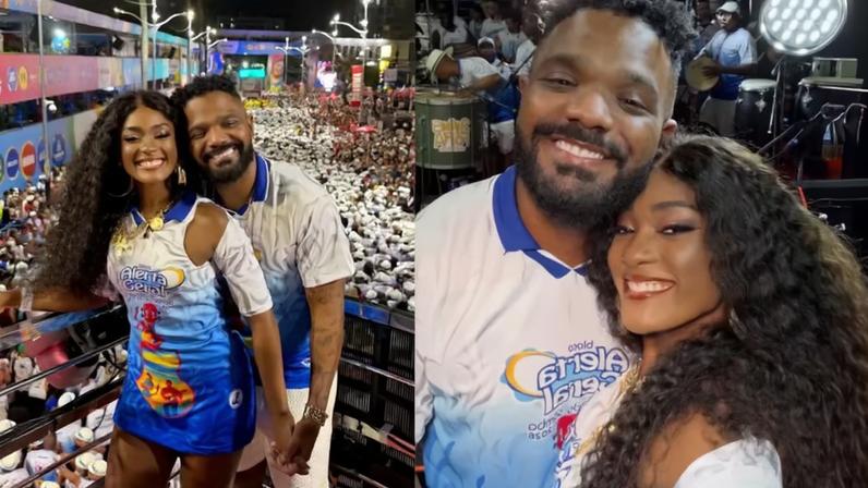 Erika Januza se declara a Arlindinho no Carnaval e exalta legado do cantor