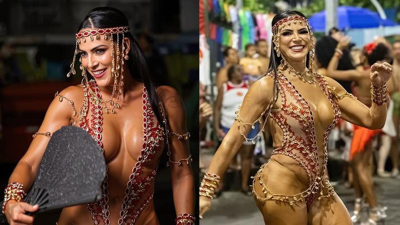 Rainha da Estácio de Sá, Alice Alves — Foto: Jorgemar Branco Braga