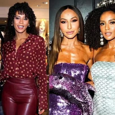 Taís Araujo celebra aniversário de Sabrina Sato e elogia energia da amiga