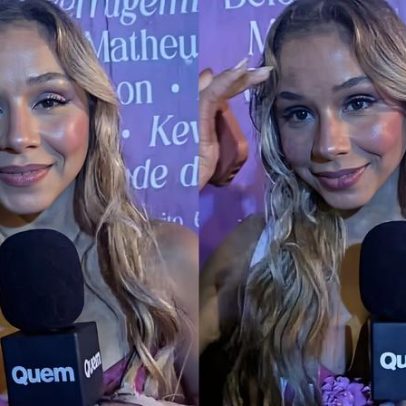 Flávia Saraiva curte Sapucaí e revela convite para desfilar