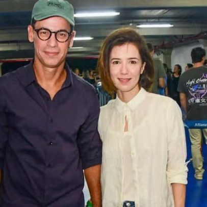 Marjorie Estiano aparece ao lado do namorado em show de Bad Bunny em SP