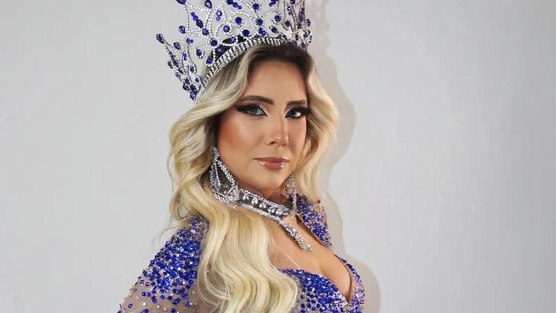 Muriel Quixaba, rainha de bateria da escola de samba Acadêmicos do Tatuapé — Foto: André Ferruchi