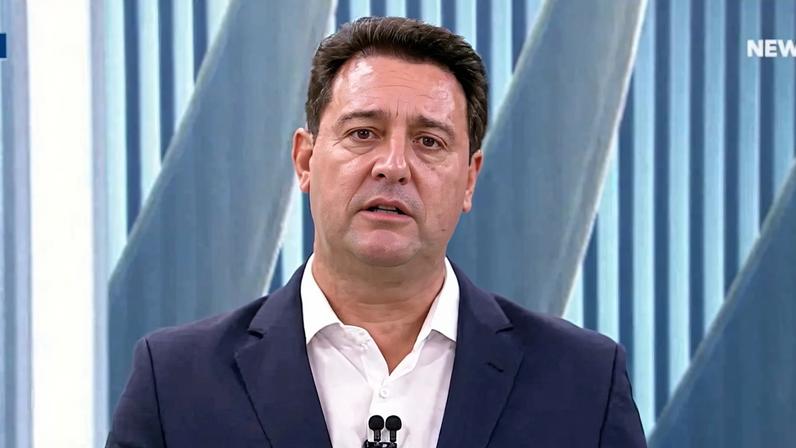 Ratinho Jr. afirma que defende indulto, principalmente para condenados pelos atos no 8 de janeiro. (Foto: Reprodução/SBT News)